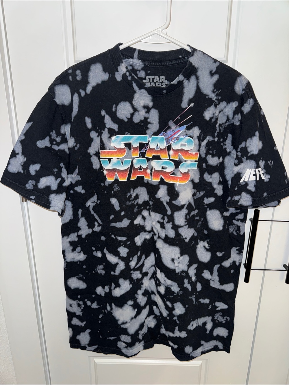 Neff Black Tie Dyed Star Wars Graphic Tee